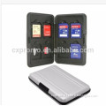 Waterproof Aluminum Memory Card Storage Carrying Case Holder Wallet For Micro SD/SD/SDHC